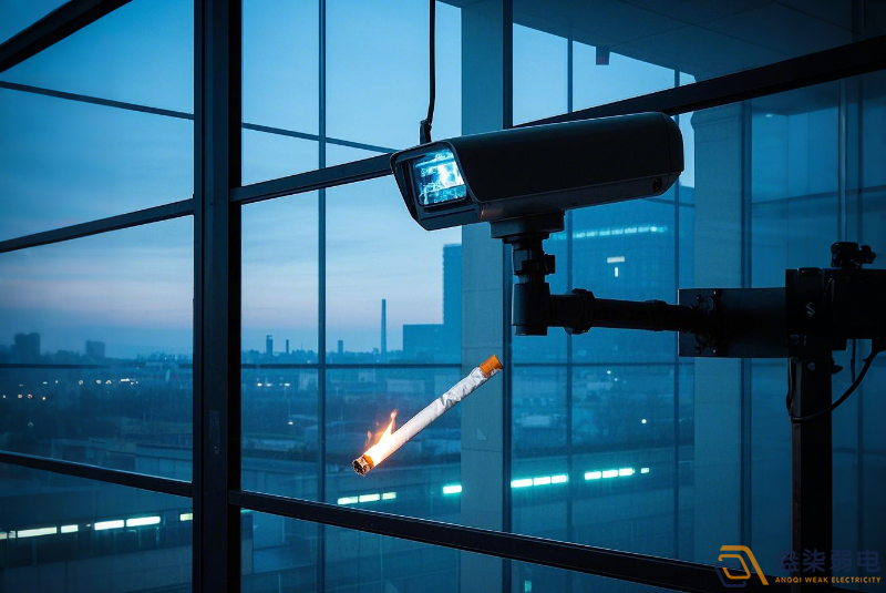 AI智能監控如何解決工廠辦公大樓窗戶扔煙頭問題？-007科技弱電系統