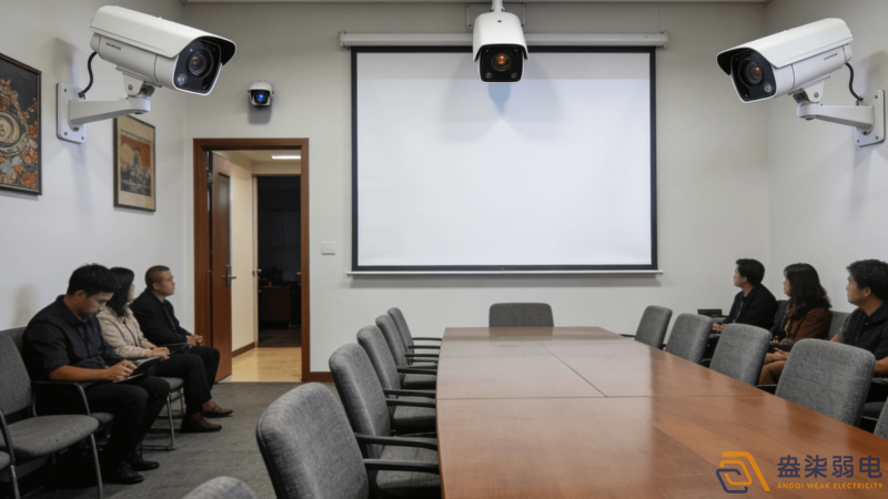 小型會議室監(jiān)控攝像頭如何布置？