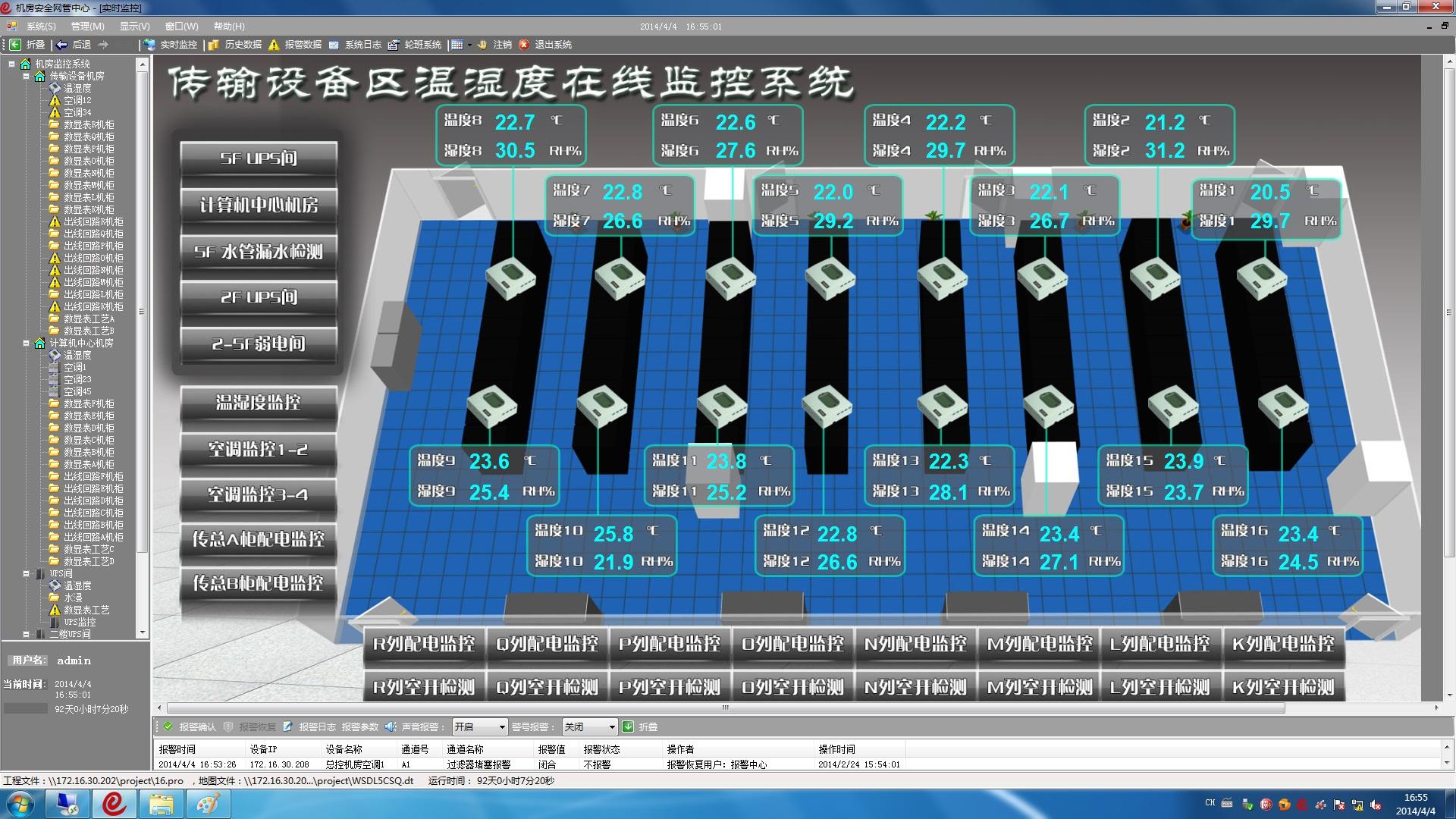 常規機房環境監控系統的功能特點是什么？